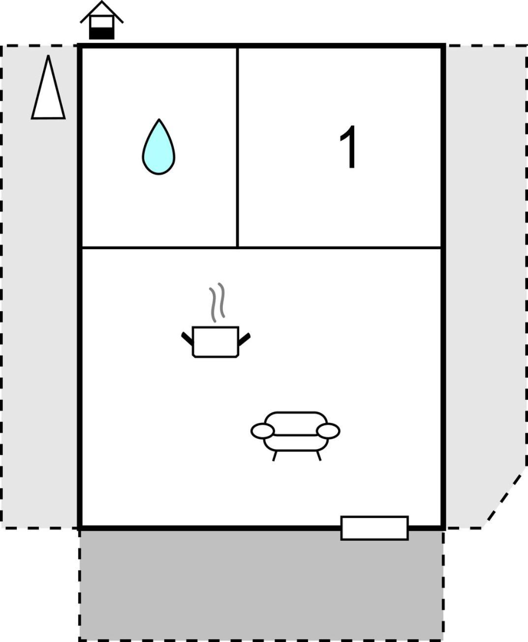 1 Bedroom Stunning Home In Vrangoe エクステリア 写真